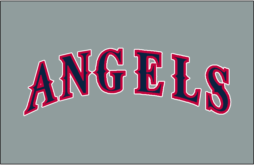 California Angels 1993-1996 Jersey Logo iron on transfers for fabric